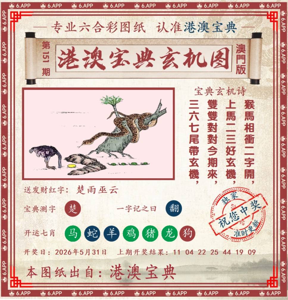 港澳宝典玄机图